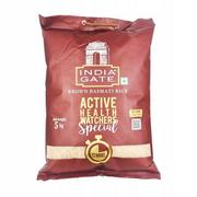 Ryż - ﻿Ryż basmati brązowy Active Health Watchers Special India Gate 5kg - miniaturka - grafika 1