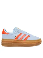 Buty dla dziewczynek - adidas Sneakersy Gazelle Bold JR5950 Błękitny - miniaturka - grafika 1