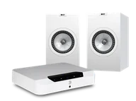 Zestawy stereo - Bluesound POWERNODE EDGE (biały) + Q350 (biały) - miniaturka - grafika 1