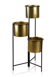 Mondex Kwietnik Swen Triple Gold 3 osłonki DD.15656 - Kwietniki - miniaturka - grafika 1