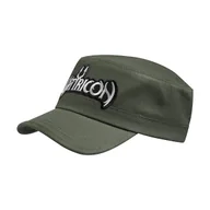 Czapki i chusty sportowe męskie - czapka patrolówka SATYRICON - LOGO KHAKI - miniaturka - grafika 1