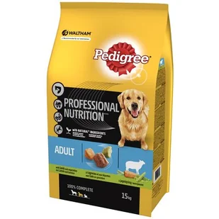 PEDIGREE Karma Sucha Psa Professional z Jagnięciną 15kg - Sucha karma dla psów - miniaturka - grafika 1