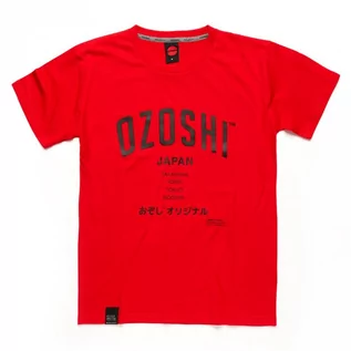 Koszulki męskie - Koszulka męska Ozoshi Atsumi czerwona TSH O20TS007 - grafika 1
