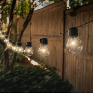 Girlanda solarna 2 m 10 żarówek - Lampy ogrodowe - miniaturka - grafika 1