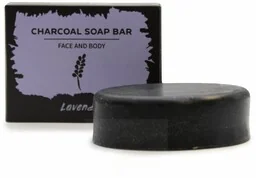 Naturalne Mydło Węglowe z Lawendą, 85 g - Mydła - miniaturka - grafika 1