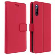Etui i futerały do telefonów - Etui Folio Sony Xperia L4 z obsługą wideo — różowe - miniaturka - grafika 1