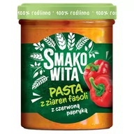 Zdrowa żywność - Smakowita Pasta z ziaren fasoli z czerwoną papryką 180 g - miniaturka - grafika 1