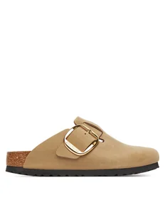 Birkenstock Klapki Boston Big Buckle Hex 1030425 Brązowy - Klapki i japonki damskie - miniaturka - grafika 1