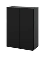 Szafki łazienkowe - Szafka Łazienkowa Wisząca 60cm HUGO Czarna Mat - miniaturka - grafika 1