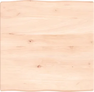 vidaXL vidaXL Blat biurka, 60x60x4 cm, surowe lite drewno dębowe - Pozostałe meble ogrodowe - miniaturka - grafika 1