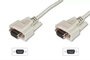 Assmann Kabel AK-610106-020-E - 2 m, RS-232, żeńskie - żeńskie - Kable komputerowe i do monitorów - miniaturka - grafika 1