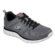 Buty trekkingowe męskie - Skechers Track-Scloric, męskie buty treningowe, Szare - miniaturka - grafika 1