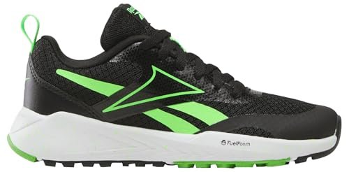 Reebok Chłopięce buty sportowe Energen Run, Black Solarlime Ftwrwhite, 31.5 EU
