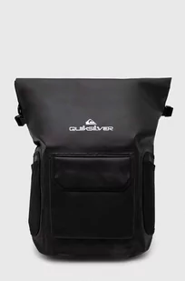 Quiksilver plecak męski kolor czarny duży gładki - Plecaki - miniaturka - grafika 1