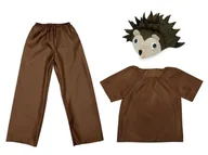 Stroje karnawałowe - ZESTAW JEŻYK BRĄZOWY 116-128 3el - miniaturka - grafika 1