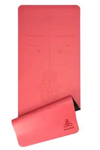 Mata do jogi Utupluti PU Pro Print Pink - Maty do jogi - miniaturka - grafika 1