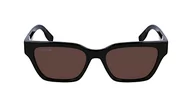 Okulary przeciwsłoneczne - Lacoste Damskie okulary przeciwsłoneczne L6002S, czarne, jeden rozmiar, Czarny, Rozmiar uniwersalny - miniaturka - grafika 1