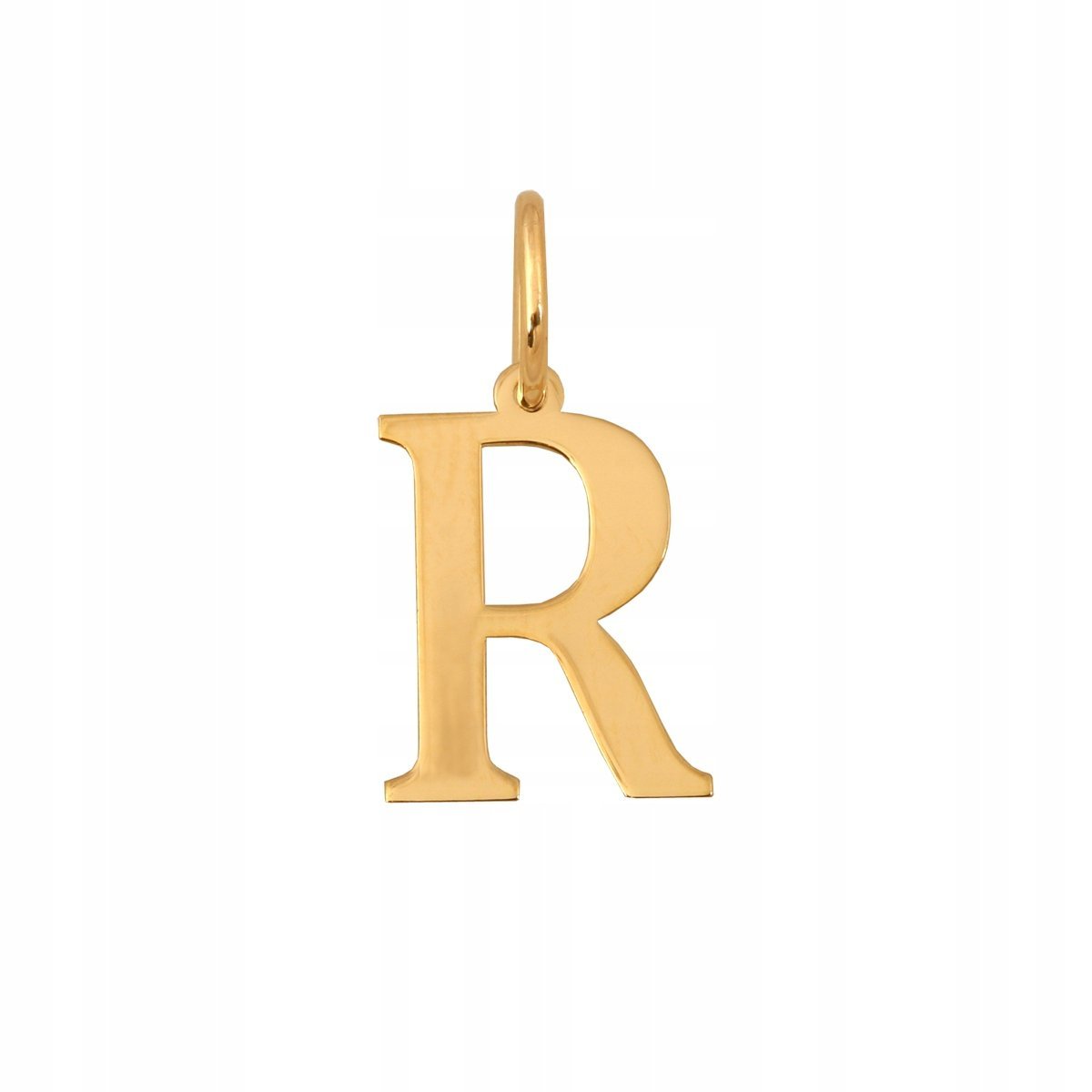 Złota Zawieszka Literka Drukowana R 585 0.55 g