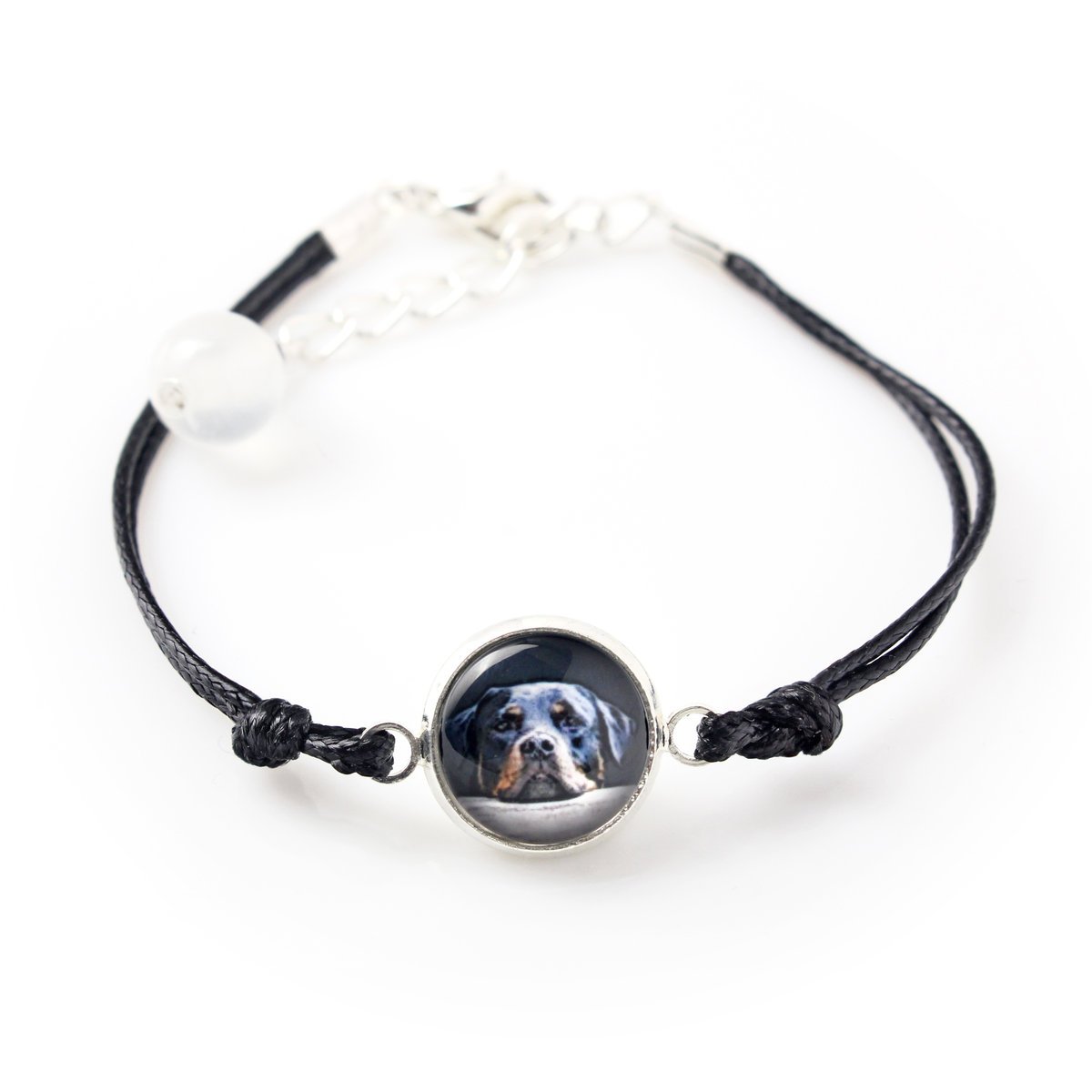 Rottweiler - bransoletka z twoim zdjęciem handmade, wyjątkowa biżuteria marki Art-Dog