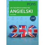 Książki do nauki języka angielskiego - Pons Angielski z kluczem 250 ćwiczeń ze słownictwa - LektorKlett - miniaturka - grafika 1