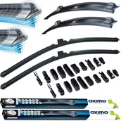 Wycieraczki samochodowe - Wycieraczki samochodowe uniwersalne Oximo 600mm + 450mm Multi Type adaptery - miniaturka - grafika 1