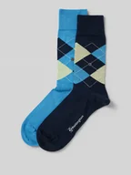 Skarpetki męskie - Skarpety z aplikacją z logo w zestawie 2 szt. model ‘Everyday Argyle’ - miniaturka - grafika 1