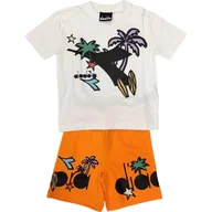 Kombinezony dla dzieci - Diadora - Compl.bianco/arancio Palme S4DIBBTT088 - miniaturka - grafika 1