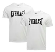 Koszulki męskie - T-shirt koszulka męska EVERLAST bawełna r. XL biała - 2 SZTUKI - miniaturka - grafika 1