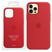 Etui i futerały do telefonów - Apple iPhone 12/ 12 Pro etui silikonowe MHL63ZE/A - czerwone (Red) - miniaturka - grafika 1