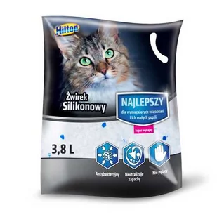 Hilton ŻWIR SILIKONOWY 3,8L-1,8KG DLA KOTA 109-000007-00 - Żwirek dla kotów - miniaturka - grafika 1