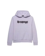 Bluzy męskie - Bluza Dziecięca VANS Checkered Drip Hoodie Evening Haze VN000M8NUUI1 S - miniaturka - grafika 1
