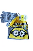 Czapki i chusty sportowe męskie - Komplet czapka rękawiczki Minions The Rise Of Gru dla chłopca zimowy - miniaturka - grafika 1