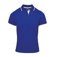 Koszulki sportowe damskie - Damska Koszulka Polo Coolchecker W Kontrastowym Kolorze - miniaturka - grafika 1