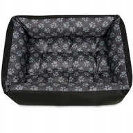 Legowiska dla psów - Legowisko dla psa kanapa 70x55 ŁAPY LEN - miniaturka - grafika 1