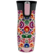 Kubki termiczne - Kubek termiczny Contigo West Loop 2.0 470ml - Folklor - RóĹźowy Mat - miniaturka - grafika 1