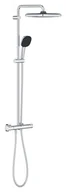 Zestawy prysznicowe - Grohe Vitalio Comfort - Zestaw prysznicowy z termostatem, 25x25 cm, 2 strumienie, czarny mat 26696001 - miniaturka - grafika 1