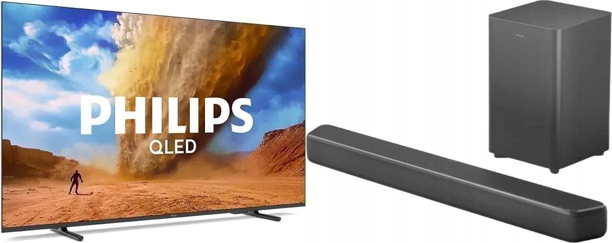 Philips 55PUS7810/12 QLED 55'' 4K Ultra HD Titan OS + Soundbar Philips TAB5309/10