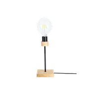 Lampy stojące - Britop Chandelle lampa stołowa 1-punktowa dąb olejowany/czarny 84149174 84149174 - miniaturka - grafika 1