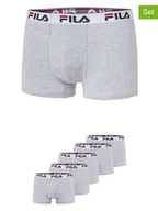 Majtki męskie - Fila Bokserki (5 par) w kolorze szarym - miniaturka - grafika 1