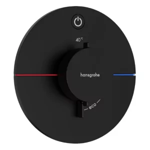 HANSGROHE 15553670 ShowerSelect Comfort S Bateria termostatyczna, podtynkowa do 1 odbiornika Czarny Matowy - Baterie podtynkowe - miniaturka - grafika 1