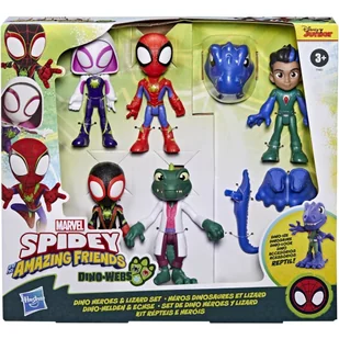SPIDEY I SUPER KUMPLE DINO-WEBS ZESTAW FIGUREK 5-PAK DINO HEROES LIZARD SET - Figurki dla dzieci - miniaturka - grafika 1