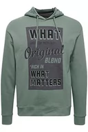 Bluzy męskie - Blend Bluza męska, 186011/Duck Green, S - miniaturka - grafika 1