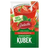Kisiel - Delecta OWOCOWY KUBEK KISIEL SM TRUSKAWKOWY 30G 20935 - miniaturka - grafika 1