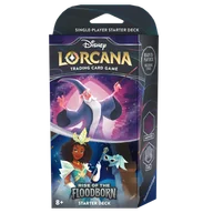 Czasopisma - Disney Lorcana: Rise of the Floodborn TCG Starter Deck Amethyst & Steel -  zestaw startowy - miniaturka - grafika 1