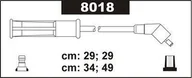 Kable wysokiego napięcia - Przewody Zaplonowe 8018 - miniaturka - grafika 1