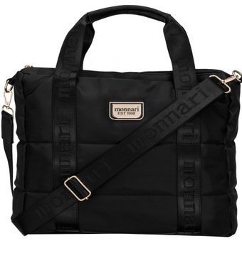 Monnari Torebka Shopper Czarna Na Ramię Listonoszka Wodoodporna A4 Premium