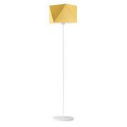 Lampy stojące - Lampa podłogowa do salonu, Fidżi, 45x160 cm, musztardowy klosz - miniaturka - grafika 1