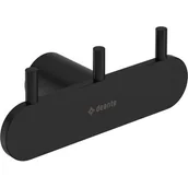 Wieszaki łazienkowe - Wieszak łazienkowy DEANTE Round ADR N131 Nero - miniaturka - grafika 1