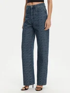 Spodnie damskie - Armani Exchange Jeansy XW000100 AF12844 FB055 Niebieski Relaxed Fit - miniaturka - grafika 1