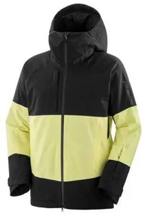 Kurtka Salomon Transfer Puff Black / Charlock - Kurtki i kamizelki sportowe damskie - miniaturka - grafika 1